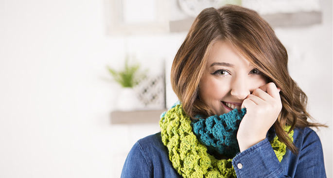 Knit & Crochet Scarf Patterns: On a Roll