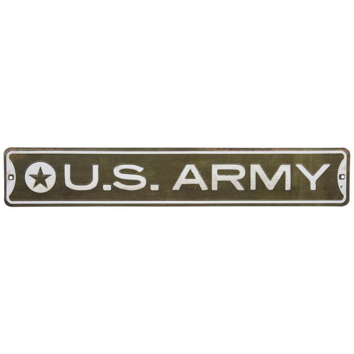 Green U.S. Army Rustic Metal Sign Hobby Lobby 1788256