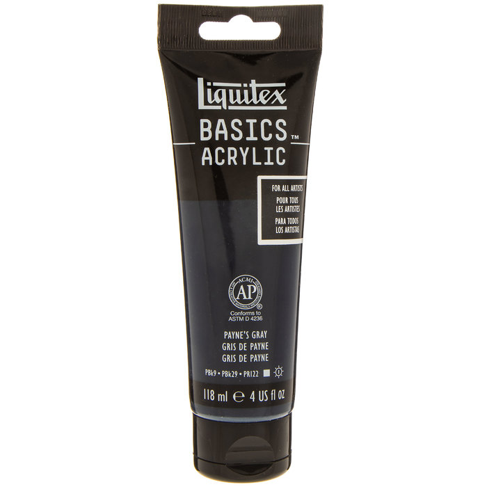 Payne's Gray Liquitex Basics Acrylic Color 4 Ounce Hobby Lobby