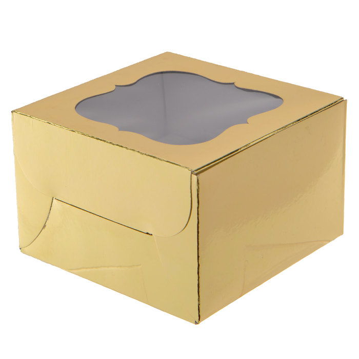 Gold Foil Single Cupcake Boxes Hobby Lobby 1517028