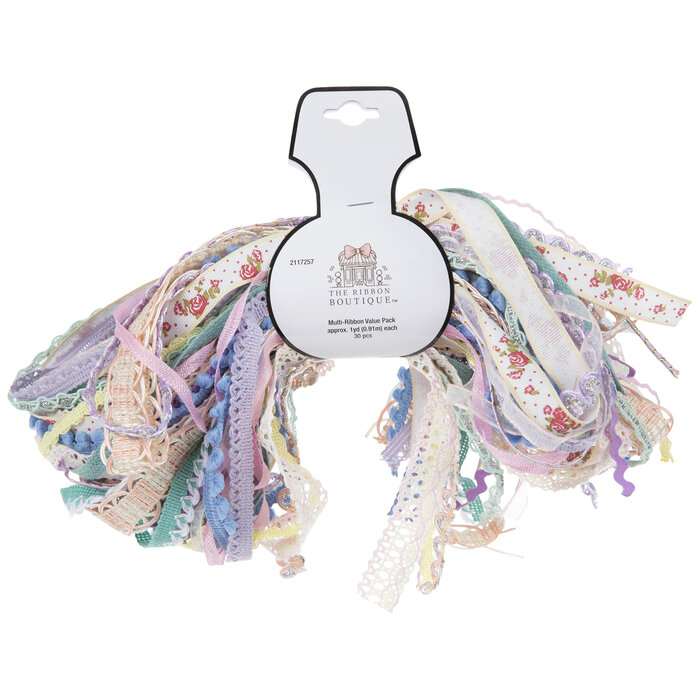 Pastel Assorted Ribbon Value Pack Hobby Lobby 2117257