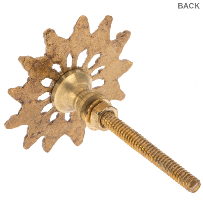 Glass Globe Knob with Gold Metal Base Hobby Lobby 1491406