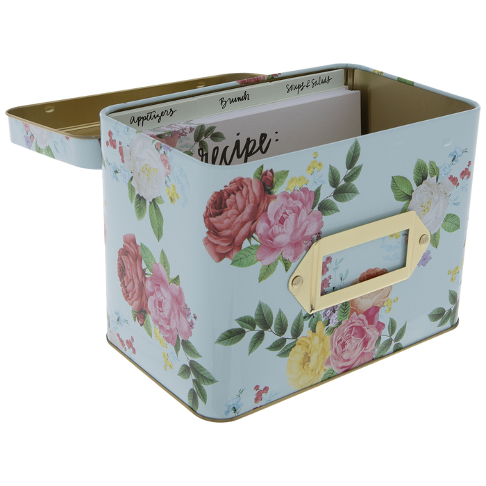 Roses Metal Recipe Box Hobby Lobby 1398379