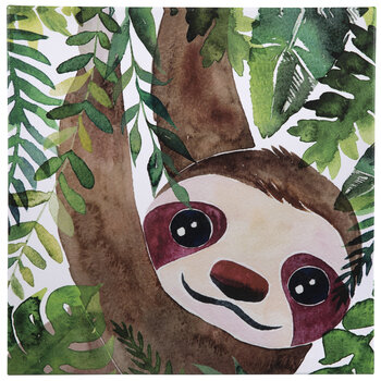 Jungle Sloth Canvas Wall Decor Hobby Lobby 1950401 - Sloth Home Decor Jungle Sloth Canvas Wall Decor Hobby Lobby 1950401 - Sloth Home Decor
