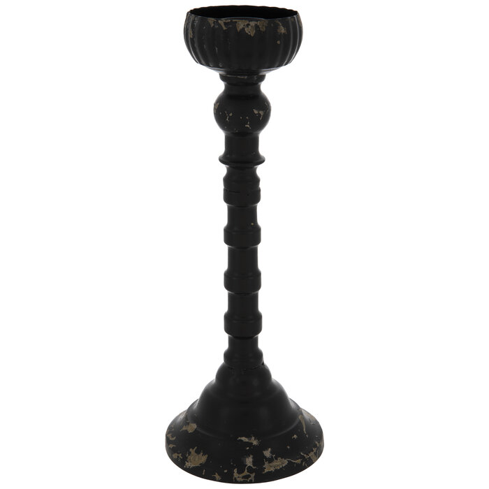 Distressed Black Metal Candle Holder Hobby Lobby 5775283