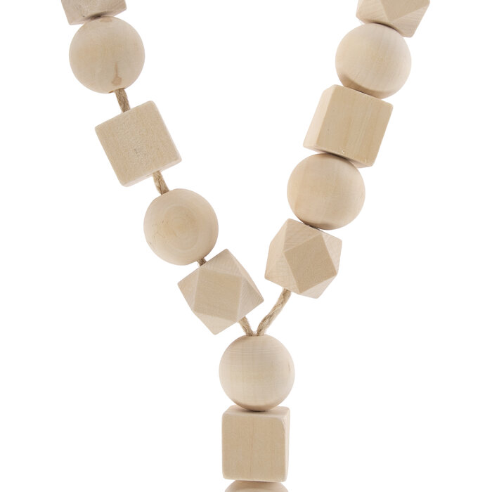 Geometric Beaded Tassel Wood Garland Hobby Lobby 5779517