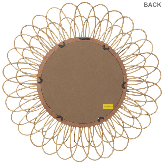 Flower Rattan Wall Mirror Hobby Lobby 1810084