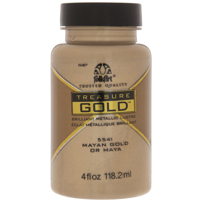 Mayan Gold FolkArt Treasure Gold Paint Hobby Lobby 2104438