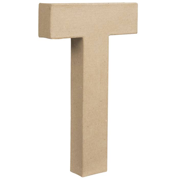 Paper Mache Letter T 8 1/4" Hobby Lobby 186189