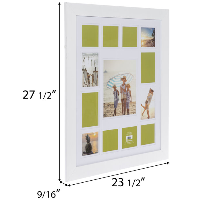 White Wood Collage Wall Frame Hobby Lobby 2060424