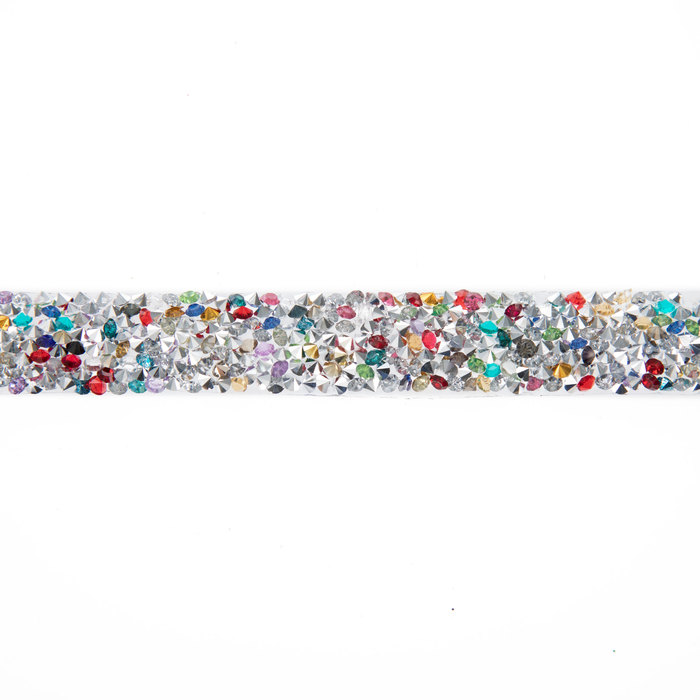 Rainbow Rhinestones IronOn Trim 19/32" Hobby Lobby 1754050