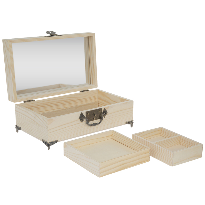 Wood Jewelry Box With Feet Hobby Lobby 745844