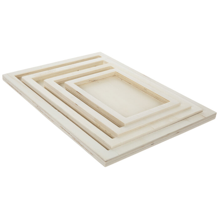 Wood Rectangle Tray Set Hobby Lobby 2095768