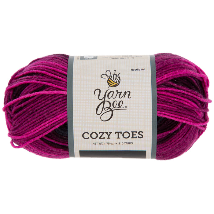 Maroon Magic Yarn Bee Cozy Toes Yarn Hobby Lobby 810424