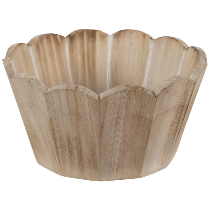 Scalloped Wood Bowl Hobby Lobby