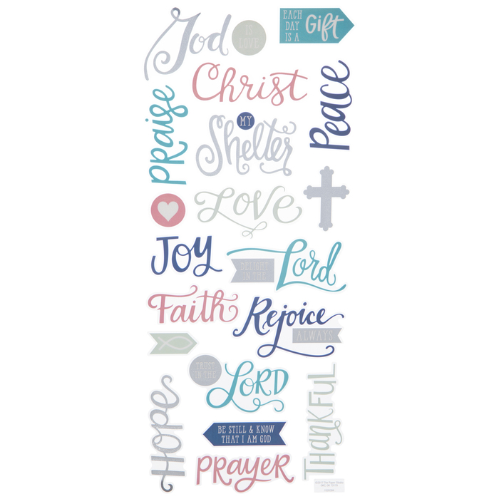 Faith Foil Stickers Hobby Lobby 1520394