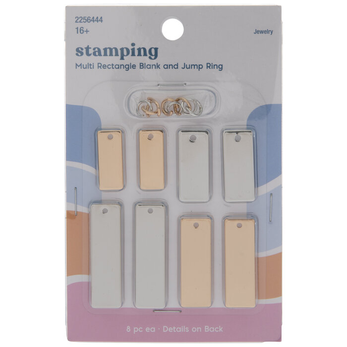 Rectangle Stamping Blanks & Jump Rings Hobby Lobby 2256444