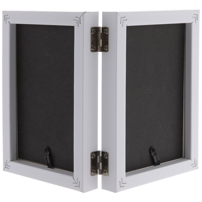 White Hinged Collage Frame 4" x 6" Hobby Lobby 2118727