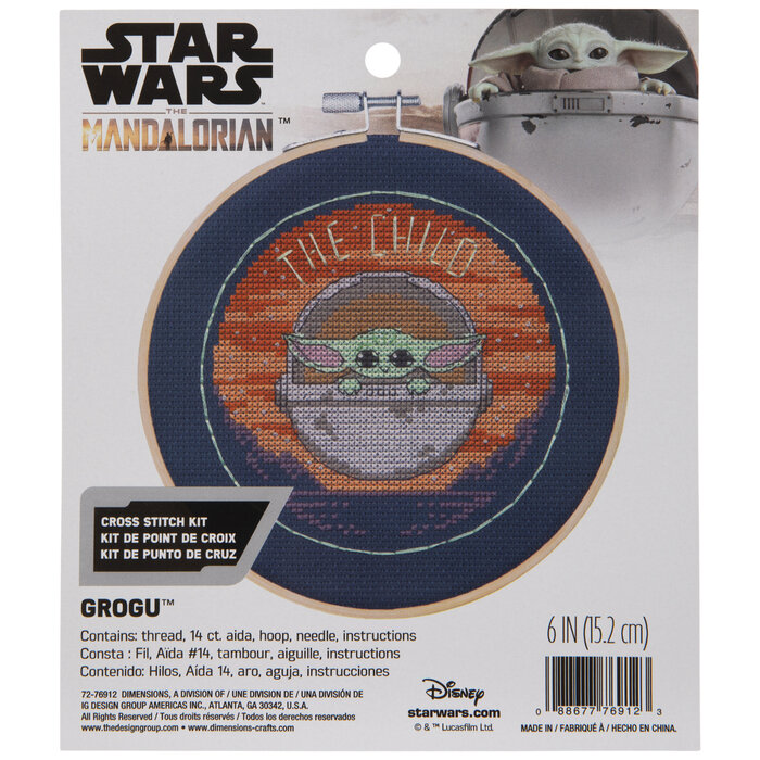 The Mandalorian The Child Counted Cross Stitch Kit Hobby Lobby 2167575