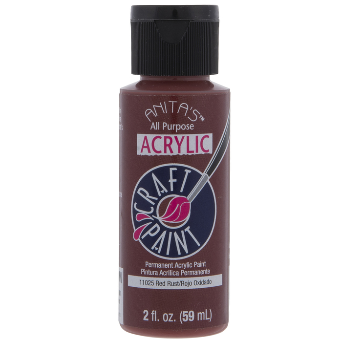 Rust Red Anita's Acrylic Craft Paint Hobby Lobby 668111