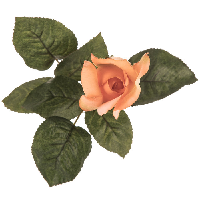 Coral True Touch Caroline Rose Bud Stem Hobby Lobby 664052