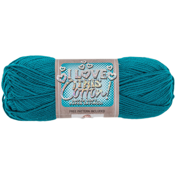 Deep Teal I Love This Cotton Yarn Hobby Lobby 1336551