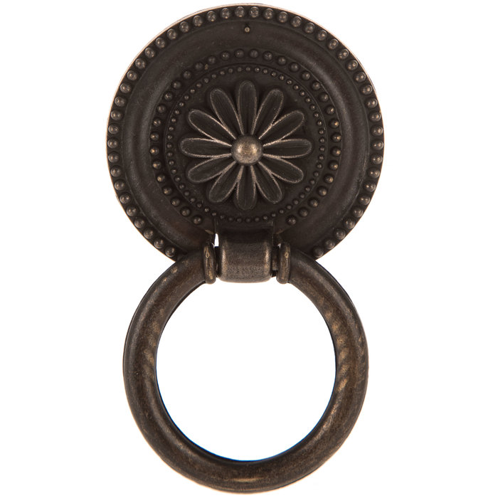 Bronze Floral Metal Ring Pull Hobby Lobby 1364355