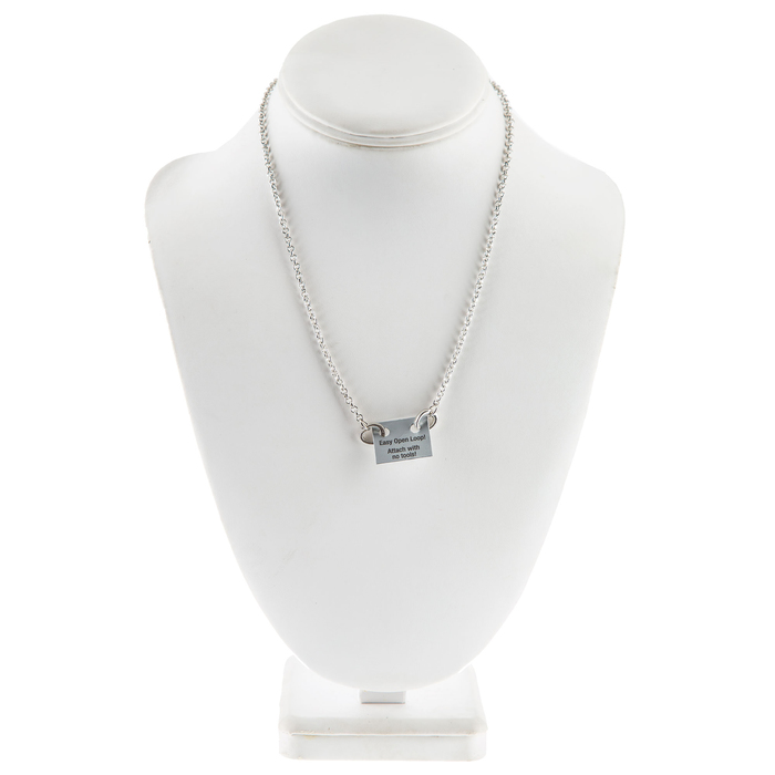 Chain Necklace With Loop Clasps 16" Hobby Lobby 1416007