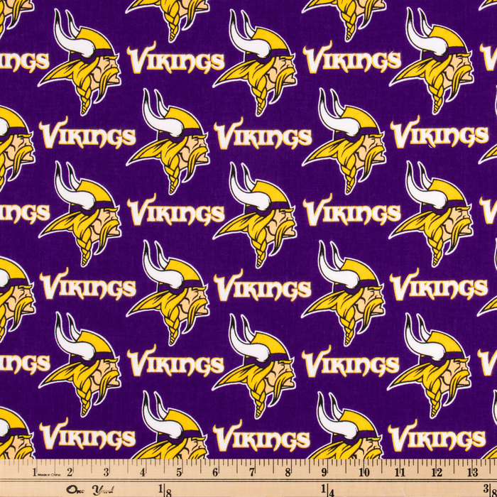 NFL Minnesota Vikings Cotton Fabric Hobby Lobby 955369