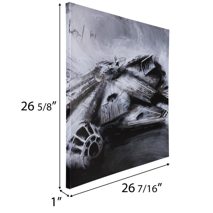Star Wars Millennium Falcon Canvas Wall Decor Hobby Lobby 2176584
