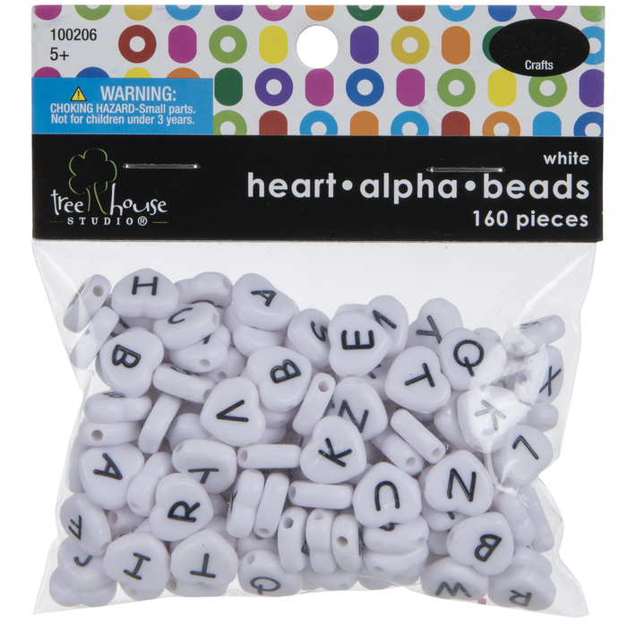 Heart Alphabet Beads Hobby Lobby 100206