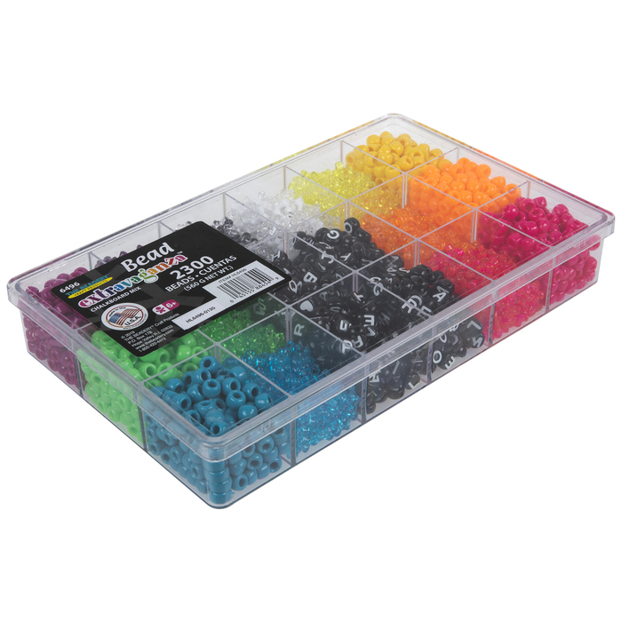 Chalkboard Alphabet Plastic Bead Box Hobby Lobby 1864636