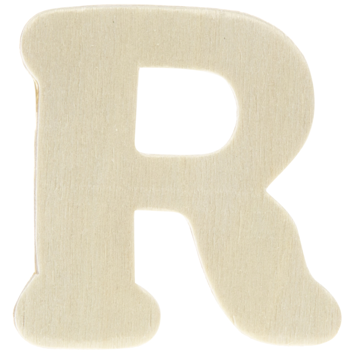 Wood Letters R 1 3/4" Hobby Lobby 214916