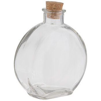 glass bottle round ounce lobby hobby supplies hobbies crafting containers crafts