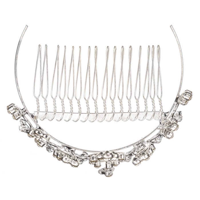 Silver & Rhinestone Mini Tiara Hobby Lobby 431569