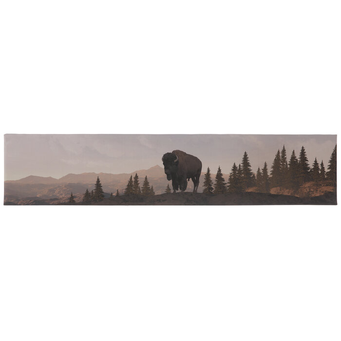 Bison Mountain View Canvas Wall Decor Hobby Lobby 2059020