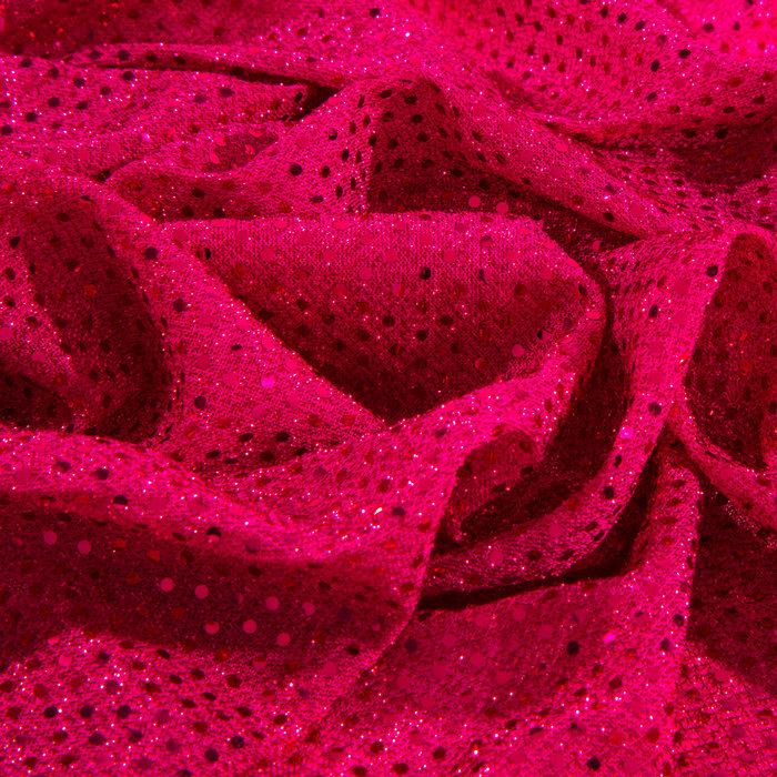 Hot Pink Sequin Fabric 2mm Hobby Lobby 720078
