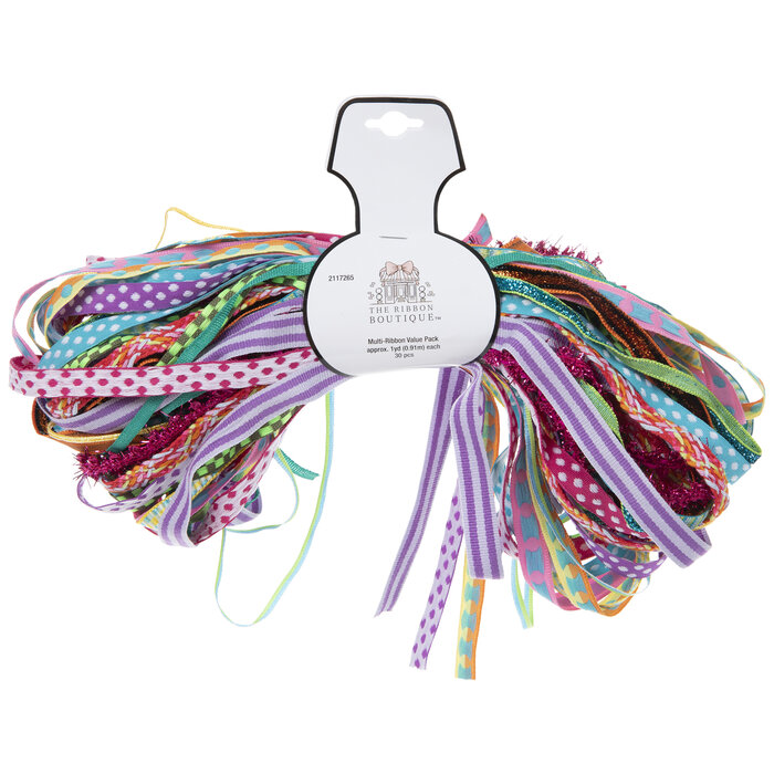 Bright Assorted Ribbon Value Pack Hobby Lobby 2117265