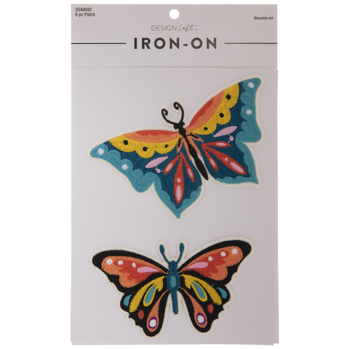 MultiColor Butterflies IronOn Appliques Hobby Lobby 2048692