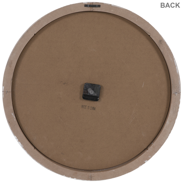 Round Whitewash Wood Wall Clock Hobby Lobby 1805324