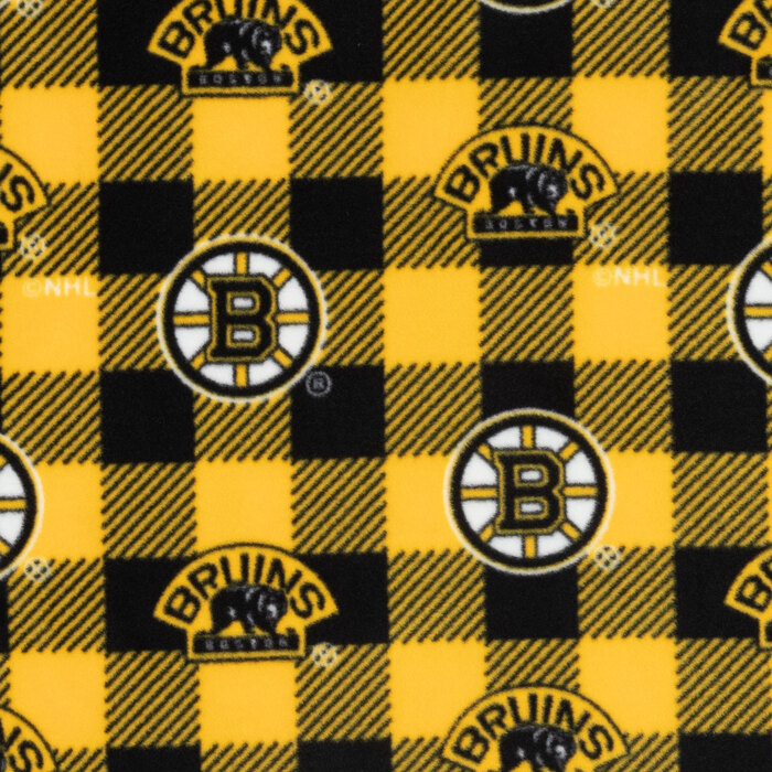 NHL Boston Bruins Allover Fleece Fabric | Hobby Lobby | 1675271
