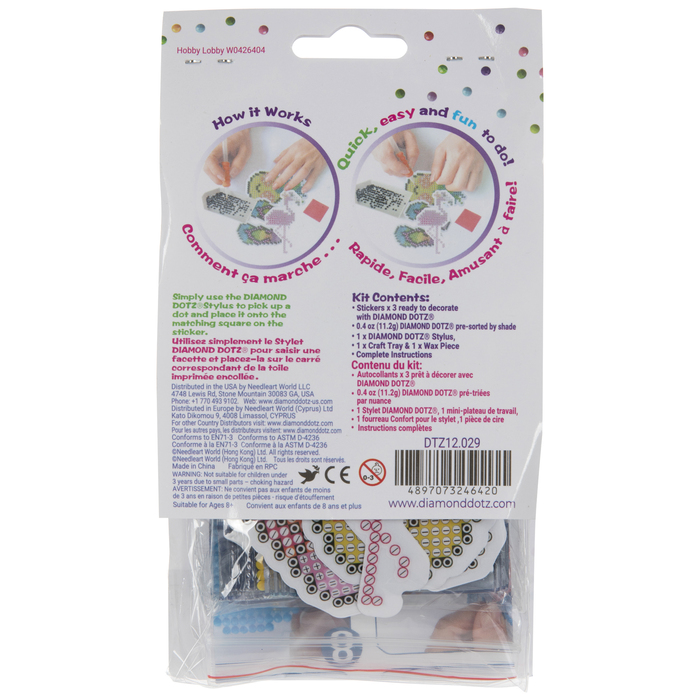 Summer Diamond Dotzies Sticker Kit Hobby Lobby 1985316