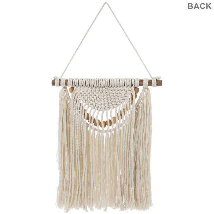 White Beaded Macrame Wall Decor Hobby Lobby 2189306
