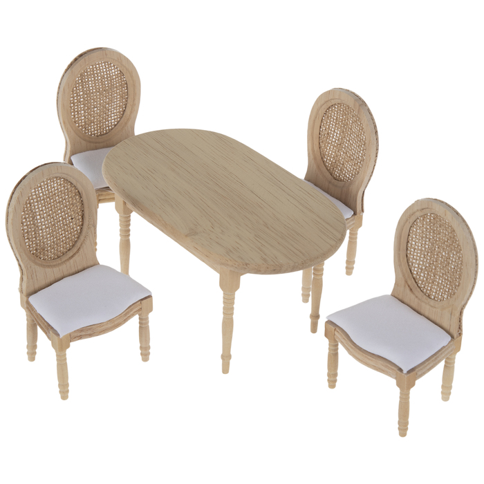 Miniature French Country Table & Chairs Hobby Lobby 469932