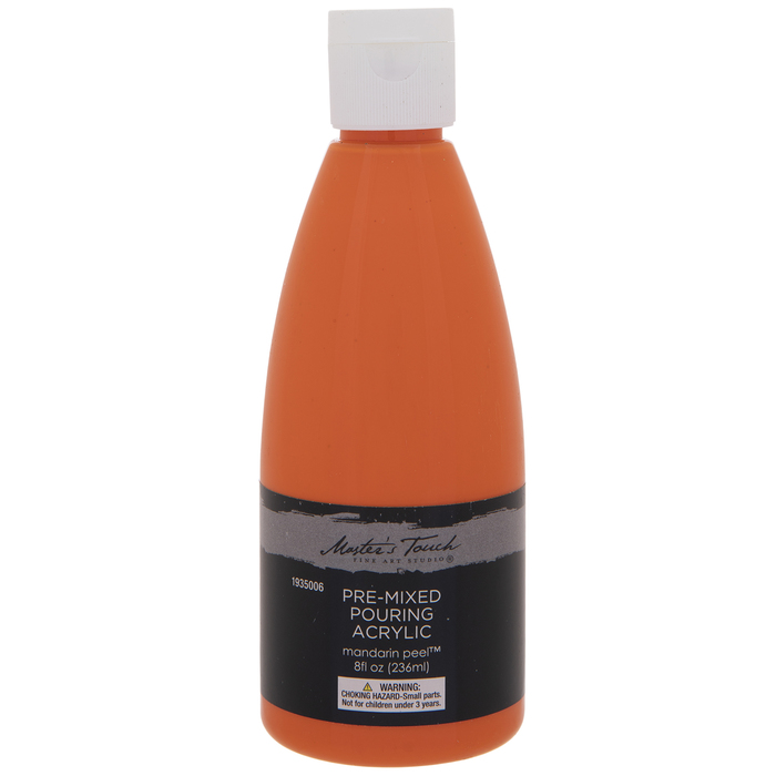 Mandarin Peel Master's Touch PreMixed Pouring Acrylic Paint Hobby