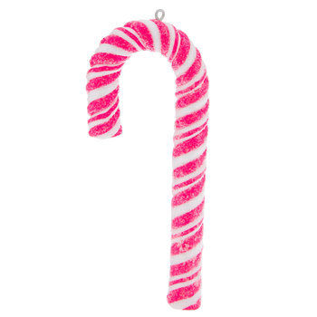 Pink White Glitter Candy Cane Ornament Hobby Lobby 80803646