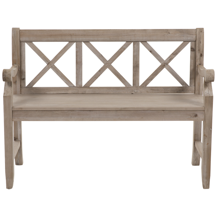 CrossBack Wood Bench Hobby Lobby 2010593