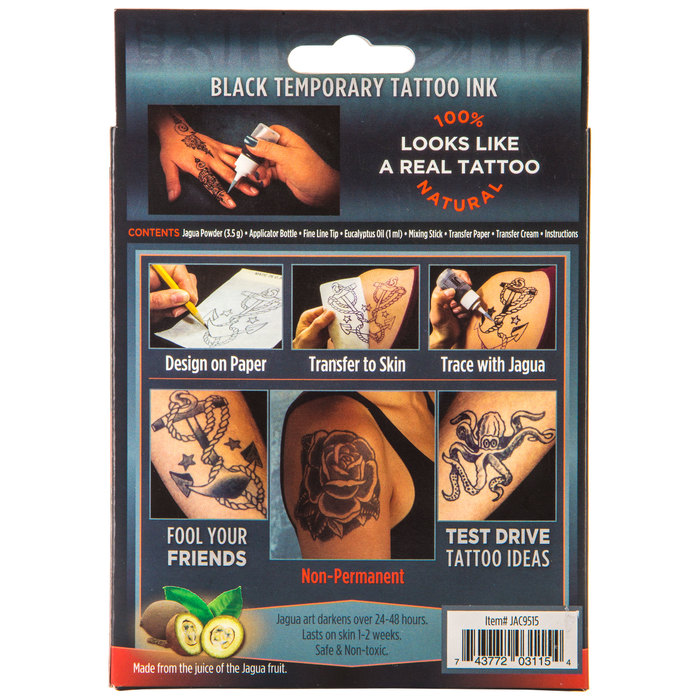 Black Jagua Temporary Tattoo Kit Hobby Lobby 1554815