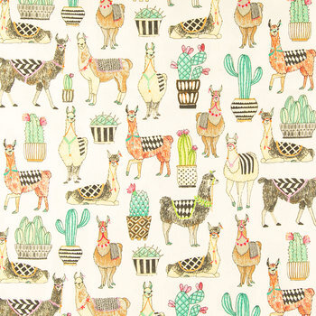 Lovely Llamas Duck Cloth Fabric Hobby Lobby 1558097