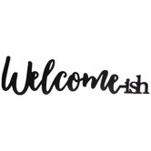 Welcome-Ish Wood Wall Decor